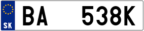 Truck License Plate